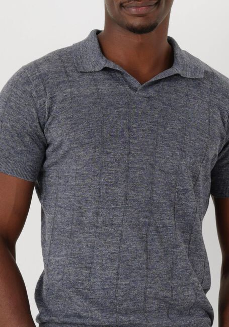 Blaue GENTILUOMO Polo-Shirt POLO NO BUTTON SS K2020-275 - large