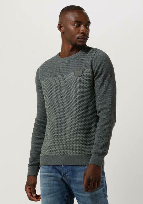 Grüne PME LEGEND Pullover R-NECK COTTON PLATED - large