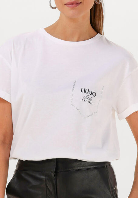 Weiße LIU JO T-shirt ECS T-SHIRT MODA M/C - large