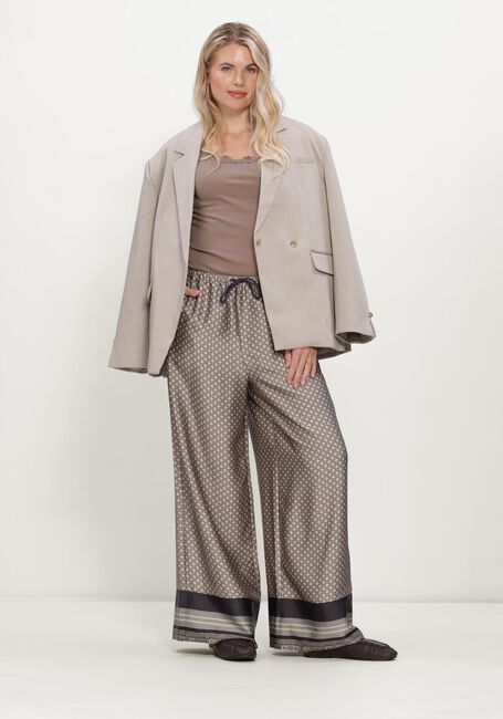 Taupe NEO NOIR Weite Hose SORA PATTERN PANTS - large