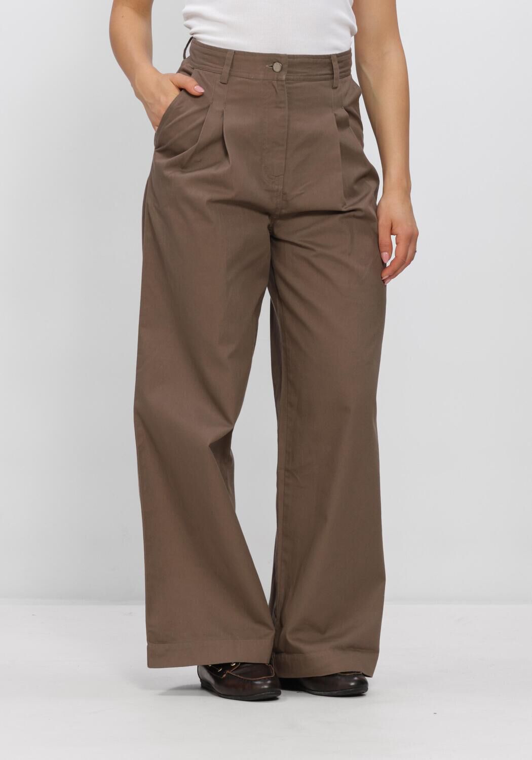Braune BOII STUDIOS Weite Hose JULIE - large