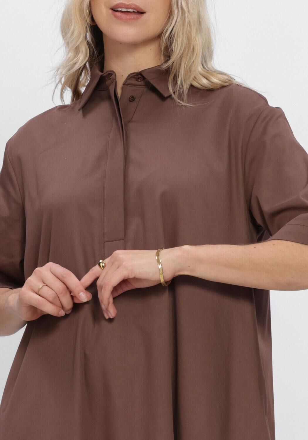 Braune EST'SEVEN Minikleid BEYZA DRESS - large