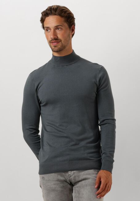 Blaue PURE PATH Rollkragenpullover REGULAR FIT KNITWEAR MOCKNECK801 - large