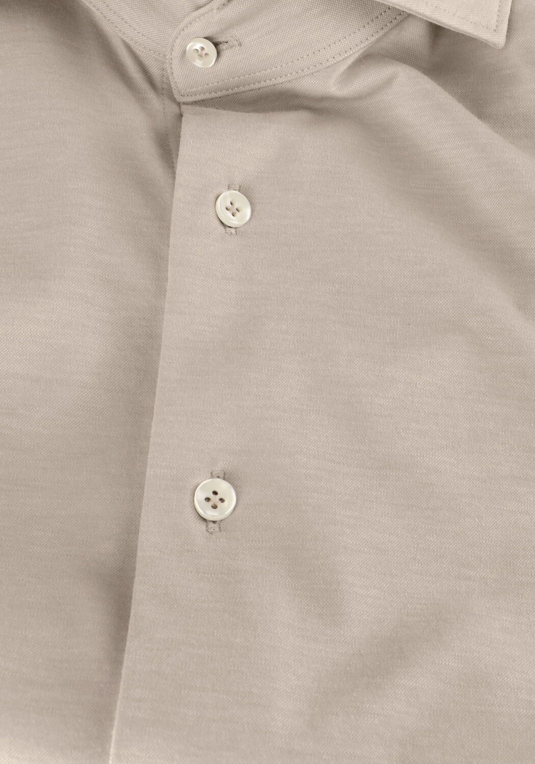 Beige PROFUOMO Klassisches Oberhemd SHIRT X-CUTAWAY JAPANESE KNITTED - large