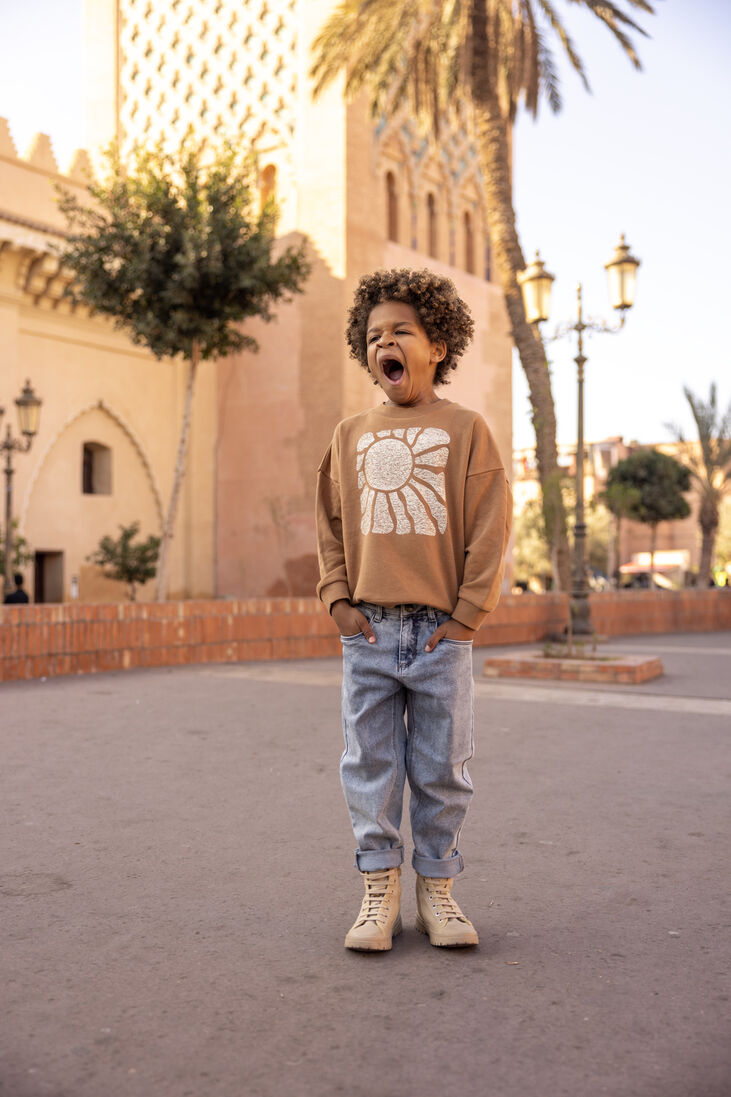 orangene lil' atelier sweatshirt nmmdave ls oversize sweat6