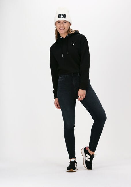 Schwarze CALVIN KLEIN Pullover CK EMBROIDERY HOODIE - large