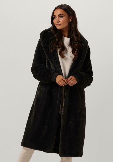 Dunkelgrau MOSCOW Fake-Fur-Jack 08-08-NADJANA-1 - large