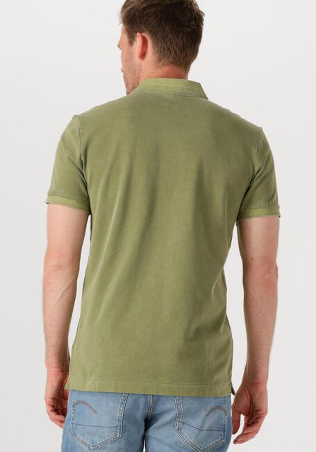 Grüne G-STAR RAW Polo-Shirt DUNDA OVERDYED SLIM POLO S\S - large