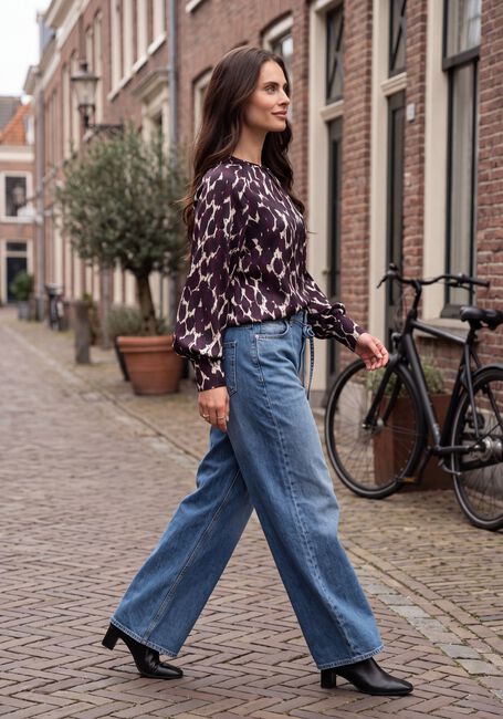 Mehrfarbige/Bunte STUDIO ANNELOES Blusen Charleze animal top - large