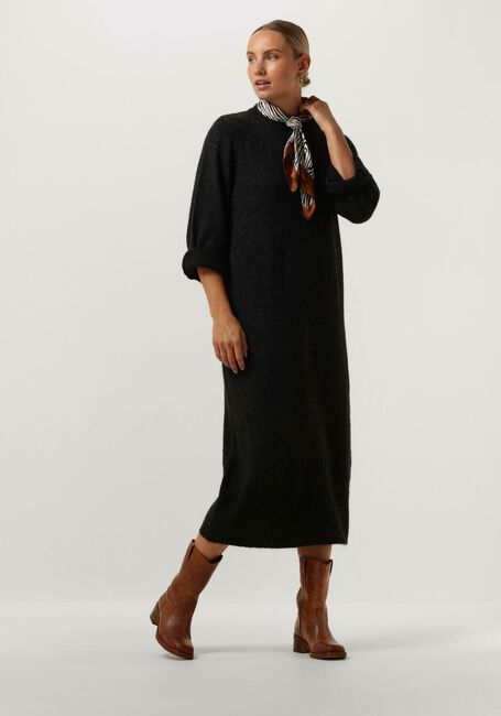 Dunkelgrau OBJECT Midikleid OBJGEROMIA L/S O-NECK KNIT - large