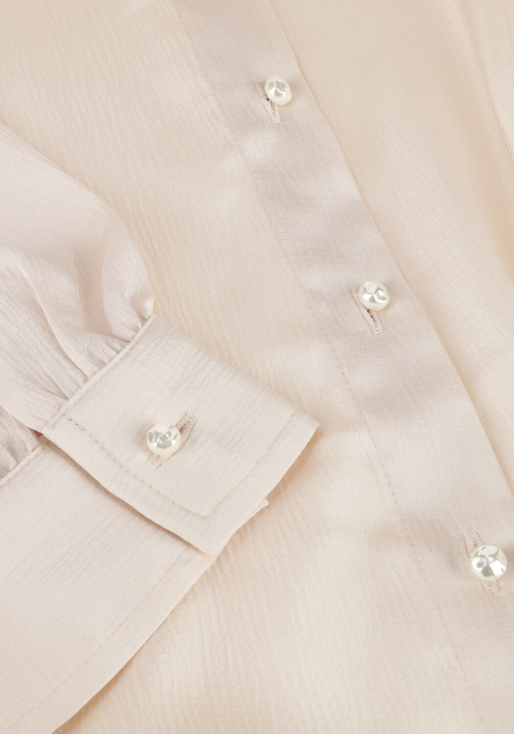 Ecru CATWALK JUNKIE Blusen BUTTON UP BLOUSE WITH LASH - large