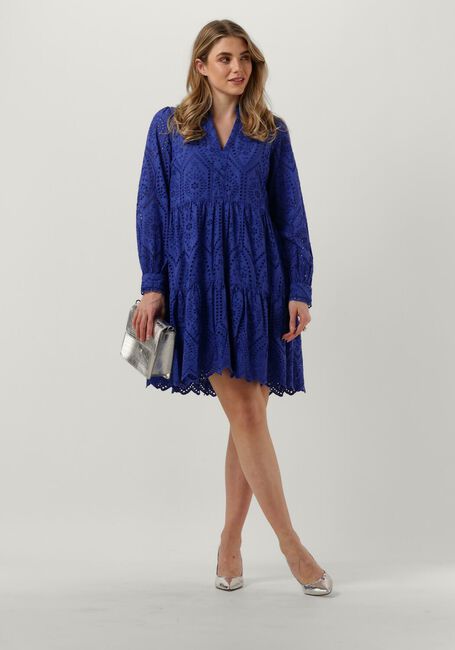 Blaue Y.A.S. Minikleid YASHOLI LS DRESS - large