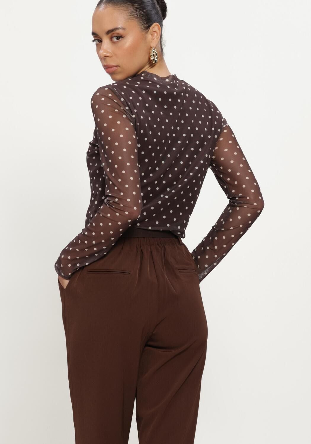 Braune YDENCE Top TOP BAILEY - large