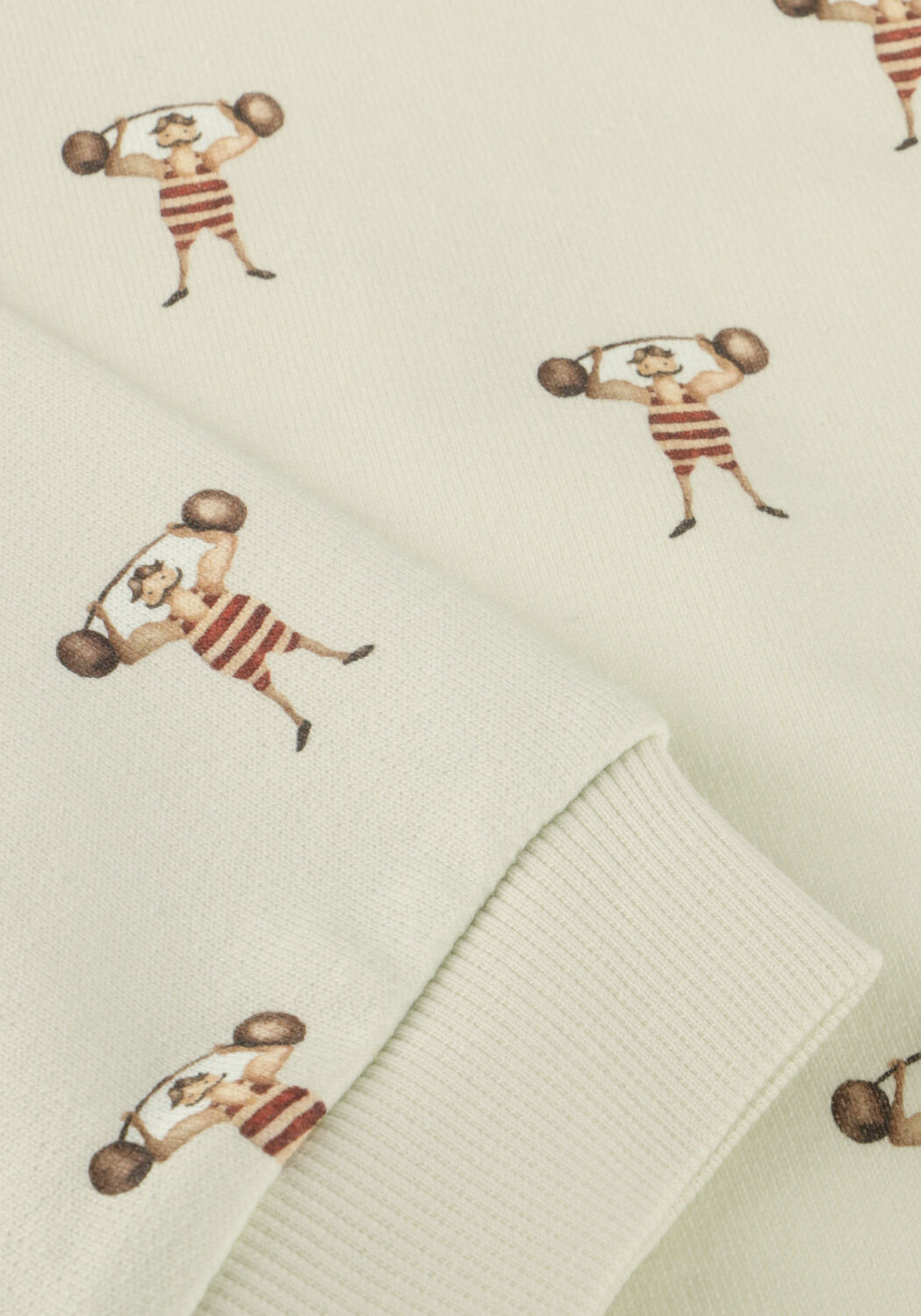 Ecru LIL' ATELIER Sweatshirt NMMJOBO LS LOOSE SWEAT LIL - large