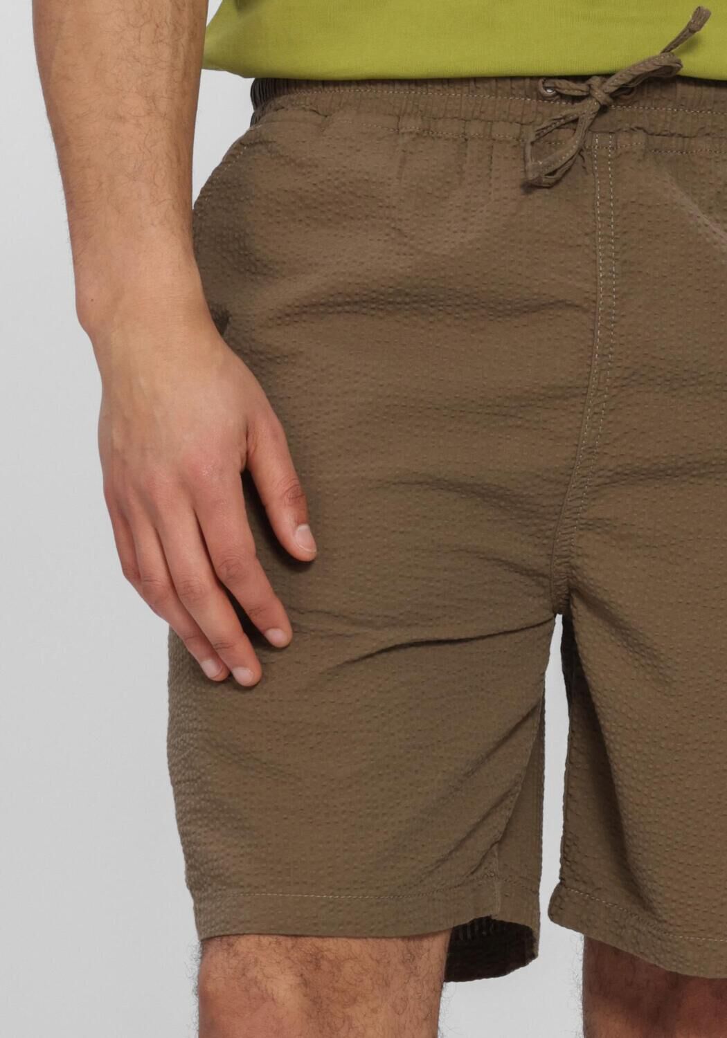 Taupe FOR&Eacute;T Kurze Hose HUSH SEERSUCKER SHORTS - large