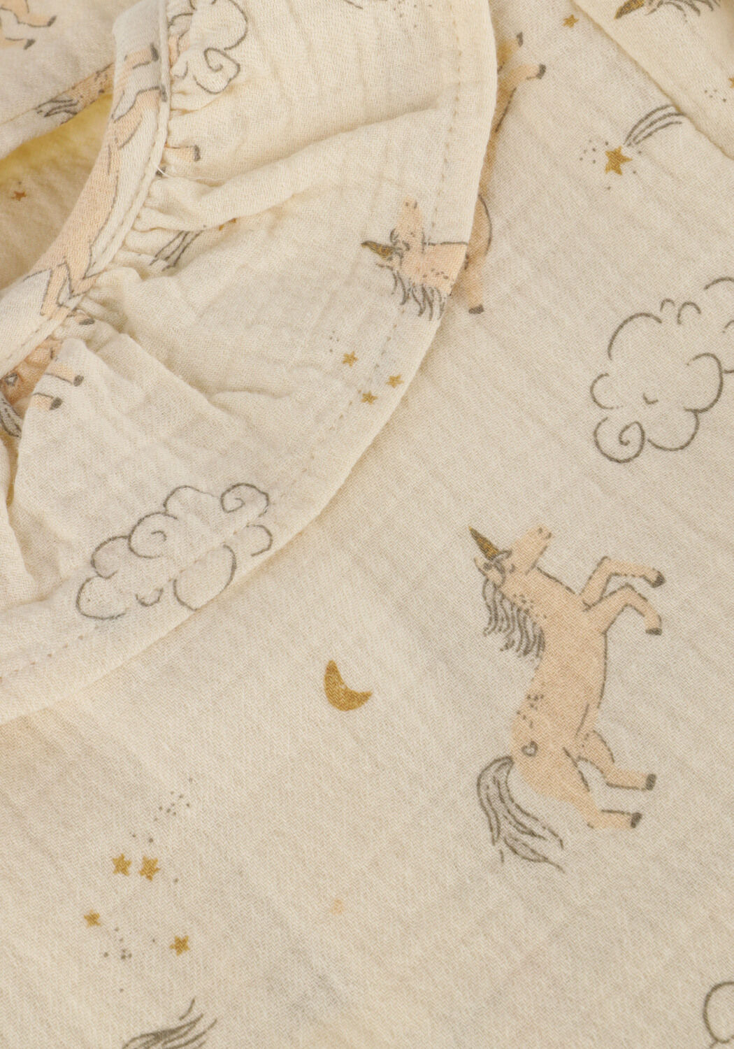 Creme QUINCY MAE Kleider RUFFLE COLLAR BUTTON DRESS - large