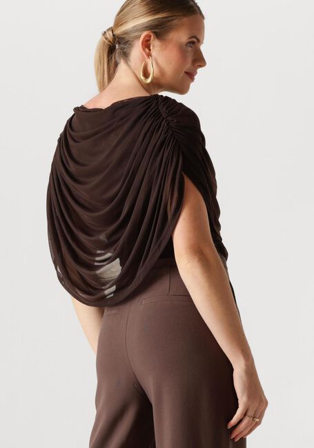 Braune NEO NOIR Top COTTUNA DRAPY MESH TOP - large