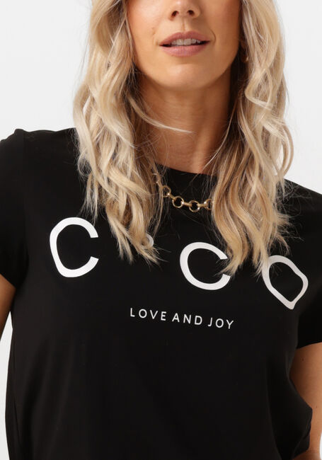 Schwarze CO'COUTURE T-shirt COCO SIGNATURE TEE - large