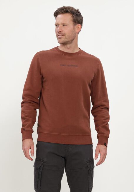 Braune PME LEGEND Sweatshirt CREWNECK SEMI BRUSHED - large