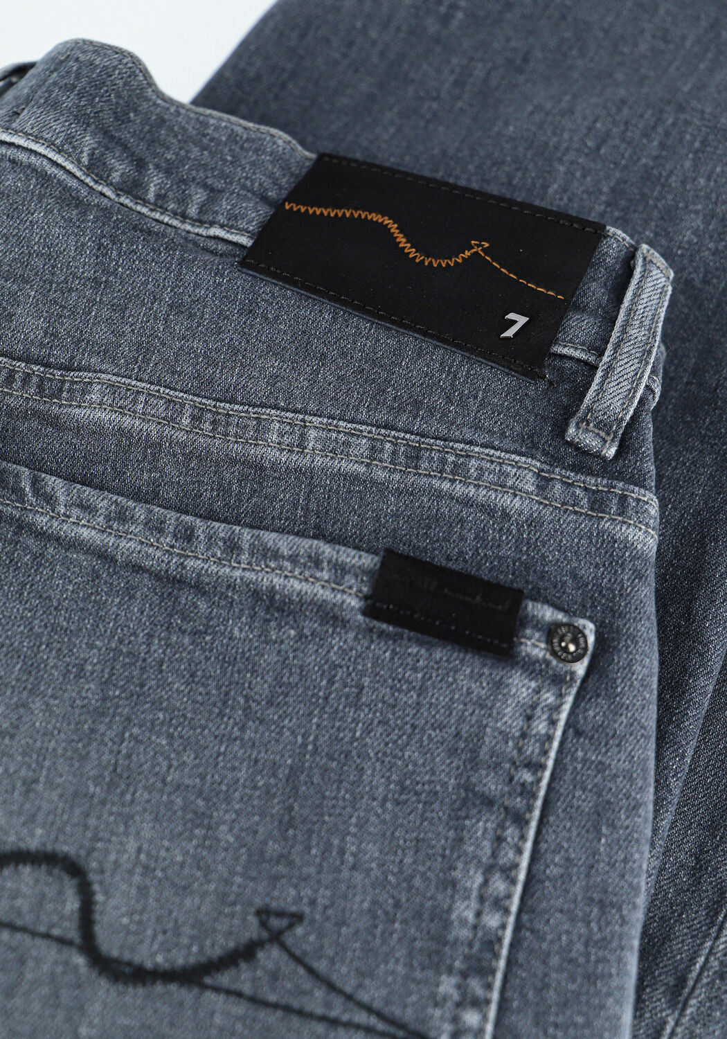 Graue 7 FOR ALL MANKIND Slim fit jeans RONNIE SPECIAL EDITION AMERICA - large