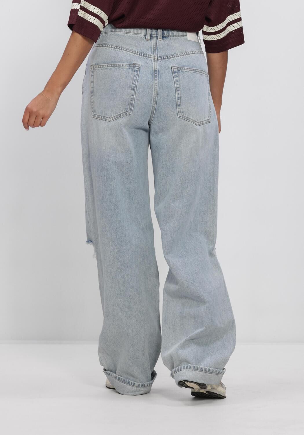 Blaue CATWALK JUNKIE Jeans SUPER LOOSE FIT JEANS DAMAGED - large
