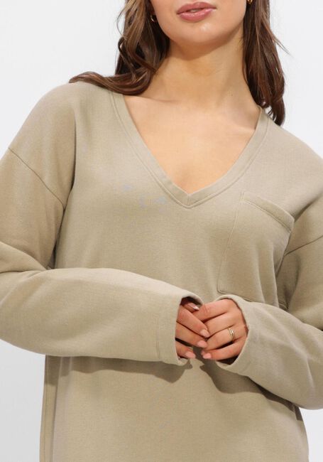 Braune PENN & INK Midikleid DRESS PRINT - large