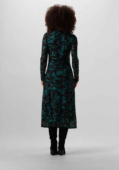 Grüne POM AMSTERDAM Midikleid CAMO TEAL GREEN MESH - large