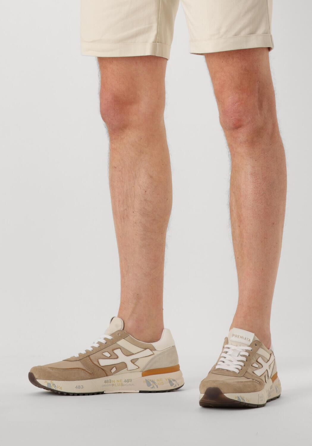 Taupe PREMIATA Sneaker Low MICK - large