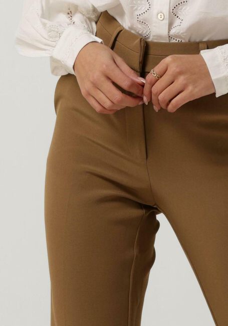 Camelfarbene Y.A.S. Hose YASBLURIS MW FLARED PANT - large