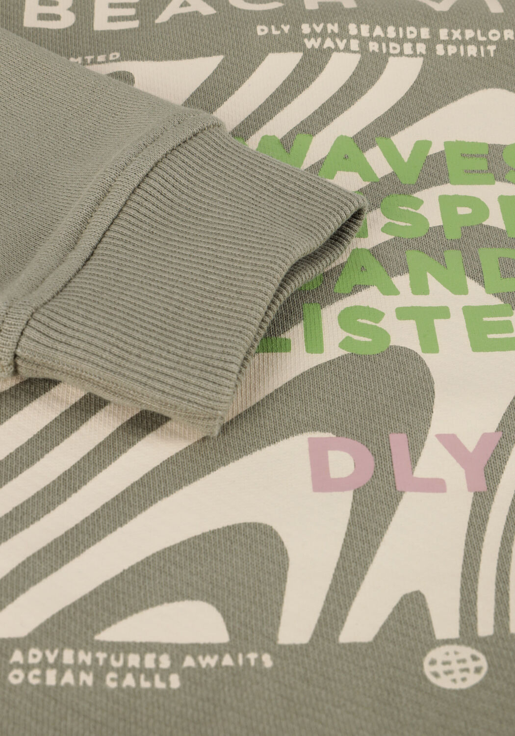 Beige DAILY7 Pullover HOODIE BACKPRINT - large