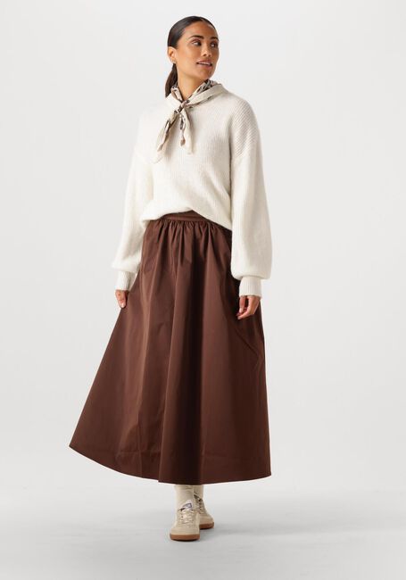 Braune ROUGE EDIT Midirock ROUDETTA HW ANKLE SKIRT/R - large