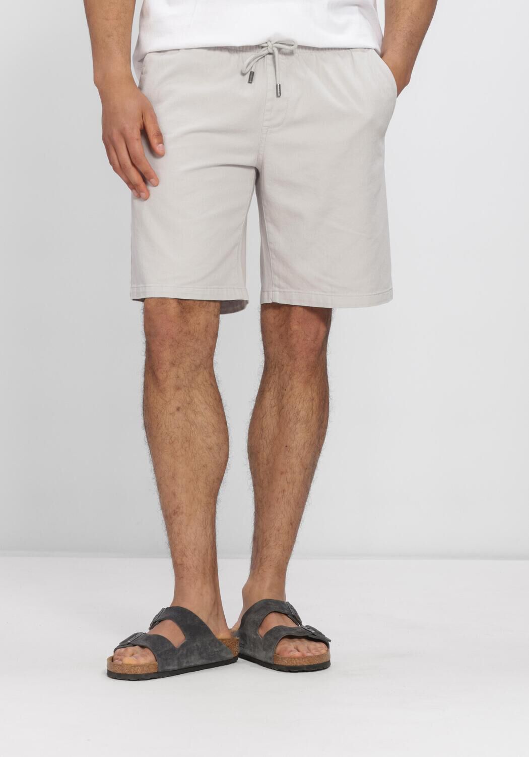 Graue JC RAGS Kurze Hose SHORT AUSTIN - large