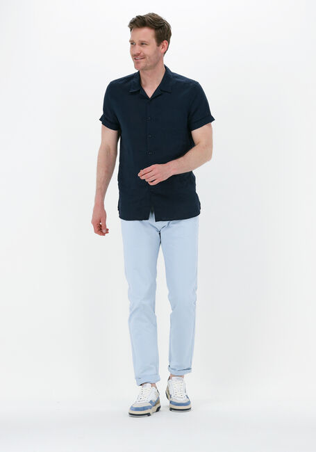 Blaue DSTREZZED Casual-Oberhemd RESORT SHIRT S/S LINEN - large