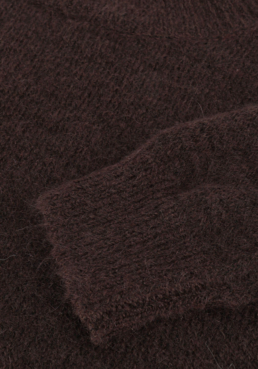 Braune MSCH COPENHAGEN Pullover FEMME MOHAIR O PULLOVER - large