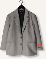 Graue ALIX THE LABEL Blazer LADIES WOVEN CLASSY GRANDAD BLAZER Graue ALIX THE LABEL Blazer LADIES WOVEN CLASSY GRANDAD BLAZER - medium