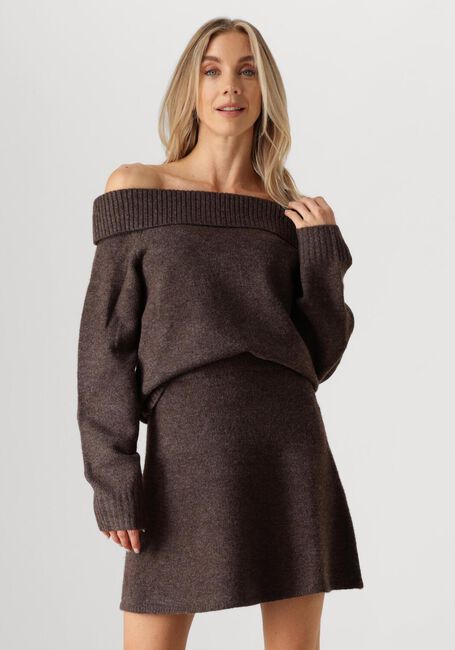 Braune NEO NOIR Pullover JANE KNIT BLOUSE - large