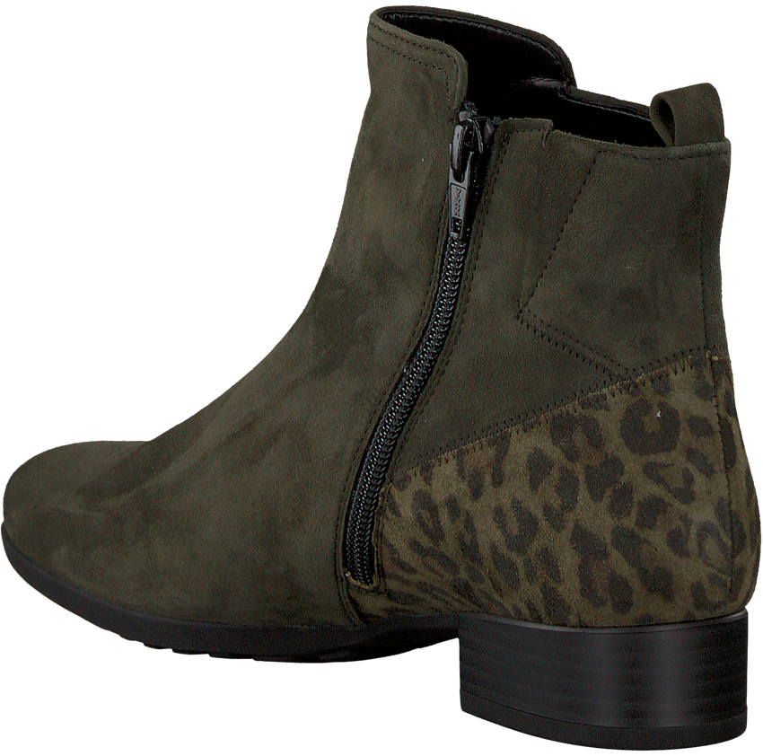 gabor green suede boots