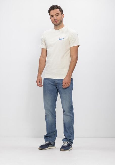 Ecru DSTREZZED T-shirt NICKOLAS TEE - large