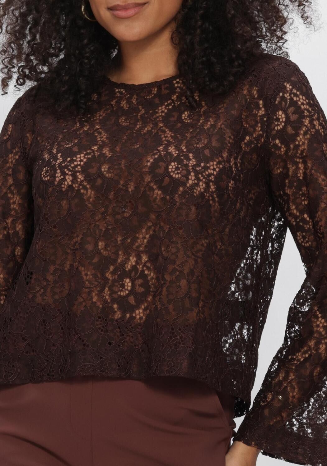 Braune STUDIO ANNELOES Top Amaya lace top - large