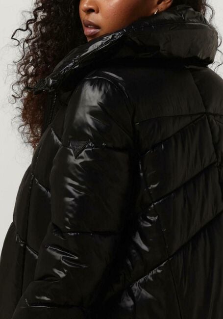 Schwarze GUESS Wattierte Jack NEW OPHELIA JACKET - large