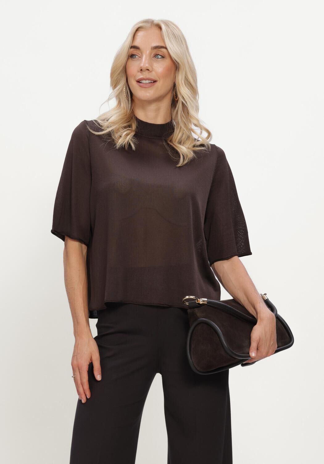 Braune DRYKORN Pullover NISLE - large