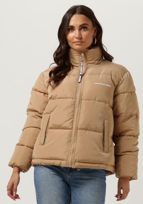 Sand COLOURFUL REBEL Wattierte Jack FIONA PUFFER JACKET - large
