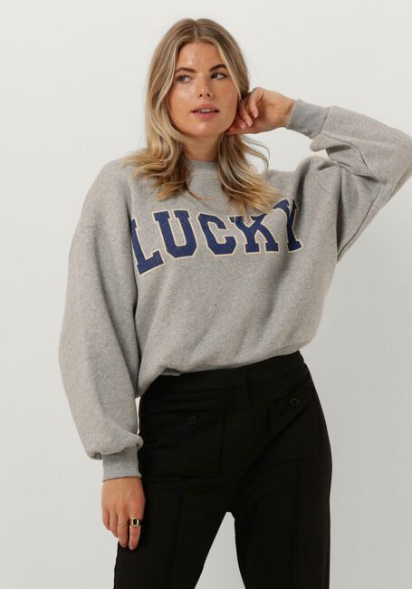 Graue BY-BAR Sweatshirt BIBI LUCKY VINTAGE SWEATER - large