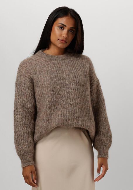 Taupe DES PETITS HAUTS Pullover BURMA - large