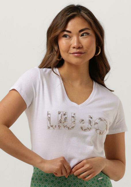 Weiße LIU JO T-shirt ECS T-SHIRT MODA M/C - large