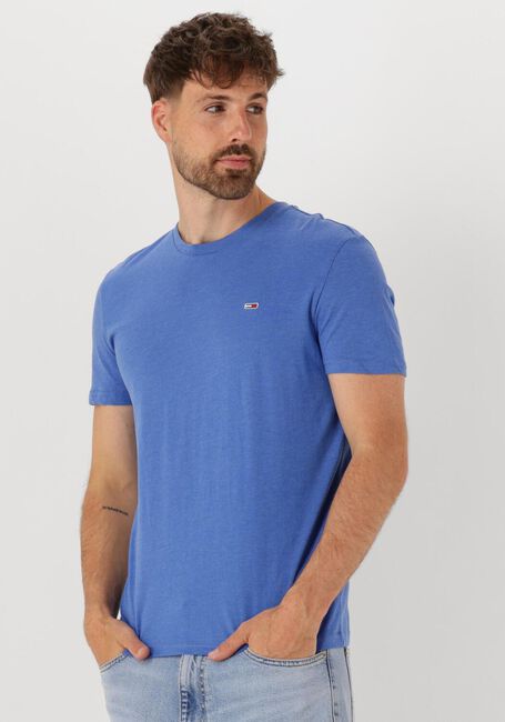 Blaue TOMMY JEANS T-shirt TJM XSLIM JASPE HTR TEE EXT - large