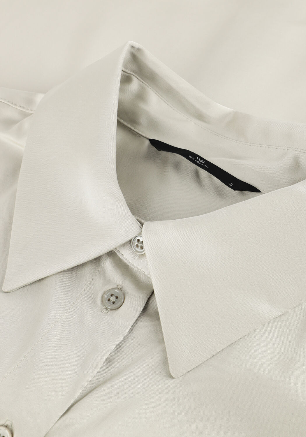 Hellgrau WITHBLACK Blusen WBLPADDIE SATEEN SHIRT - large