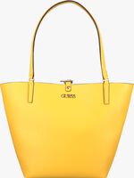 Gelbe GUESS Handtasche ALBY TOGGLE TOTE - medium