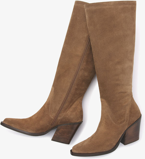Braune VIA VAI Hohe Stiefel GIOIA FALCON - large