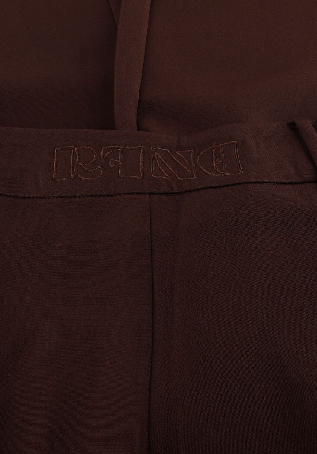 Braune REFINED DEPARTMENT Weite Hose KALY - large